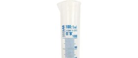 Resim Isolab 100ML Plastik Mezür Kabartma Skala 