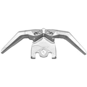 Resim Kawasaki Ninja 300 - 250 - Z250 - Z300 Uyumlu Arka Yolcu Tutamağı Gümüş Çok Renkli 