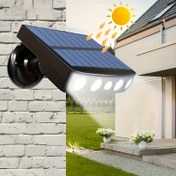 Resim 1 adet Akıllı Sensörlü Güneş Işığı, Bahçe, Dış Mekan, Bahçe için Simülasyon Gözetim Işığı, Süper Parlak LED Güneş Işığı, Uzaktan Kumanda Dahil Değil 