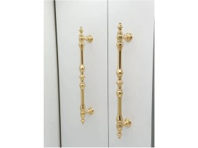 Resim Koldoor Şehzade Altın Mobilya Dolap Mutfak Çekmece Kulpu 224 mm (22.4 Cm) 10 Adet 