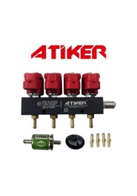 Resim Atiker Lpg Enjektör 4 Silindir 3 Ohm 25208098 