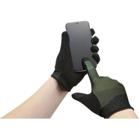 Resim Shimano Explorer Ff Lacivert Uzun Parmak Eldiven Beden L 