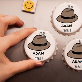 Resim Klas Adam Yahu Baskılı Magnet Açacak 