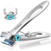 Resim Kalın Tırnaklar Için Geniş Çene Açma Tırnak Makası, Ekstra Büyük Ayak Tırnağı Makası, Erkek, Yaşlı, Sert Tırnaklar Için Tırnak Törpüsü ile 