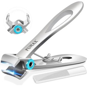 Resim Kalın Tırnaklar Için Geniş Çene Açma Tırnak Makası, Ekstra Büyük Ayak Tırnağı Makası, Erkek, Yaşlı, Sert Tırnaklar Için Tırnak Törpüsü ile 