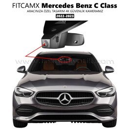 Resim FitCamX - Mercedes Benz C Serisi W206 Modele Özel 4K Araç Kamerası (2022-2023) 