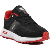 Resim Walkway Siyah-Beyaz-Kırmızı Kadın Spor Ayakkabı 