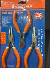 Resim LİVZA BİJUTERİ 3'lü Hobi Takı Yapım ve El İşi Pense seti (Karga Burun- Kıvırıcı- Yan Keski) 