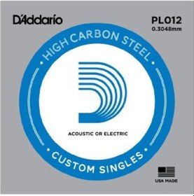 Resim D'addario Pl012 Tek Elektro Ve Akustik Gitar Teli 012 