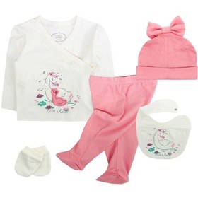 Resim Tongs Baby Mum'S Love 5'Li Zıbın Takım 0-3 Ay Hastane Çıkışı -Pem Çok Renkli 