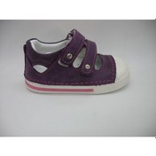Resim Angelokids Elma Şekeri 01103 Deri Ortopedik Ilk Adım Mor Sandalet 19-21 Mor 