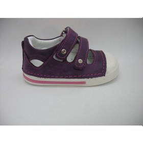 Resim Angelokids Elma Şekeri 01103 Deri Ortopedik Ilk Adım Mor Sandalet 19-21 Mor 