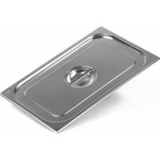 Resim MATARMUTFAK 1/1 Gastronom Küvet Paslanmaz Çelik Kapak 32.5*53 Cm 