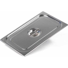 Resim MATARMUTFAK 1/1 Gastronom Küvet Paslanmaz Çelik Kapak 32.5*53 Cm 