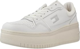 Resim Tommy Hilfiger TJW RETRO BASKET FLATFORM Spor AyakkabıKadın 