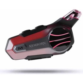 Resim KEMBORN Motosiklet Kask Kulaklık 1adet 2 kişilik İntercom Bluetooth Seti 1200 mt interkom Evrensel Eşleşme.X2 Pro.. 