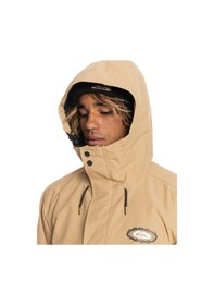 Resim Quıksılver Quiksilver Erkek Snowboard Ceketi In The Hood Kahverengi Cld0 Bej 