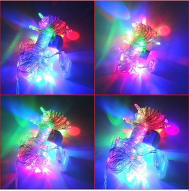 Resim İç Mekan Led Aydınlatma Rgb Animasyonlu Şeffaf Kablo 5m İp Yılba 