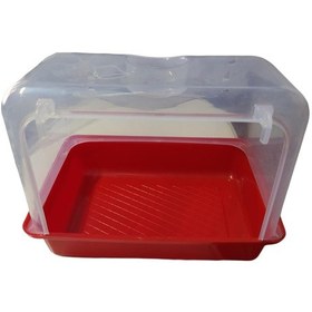 Resim 25x18x20 Ölçülerinde Dev Boy Kırılmaz Banyoluk Kırmızı 