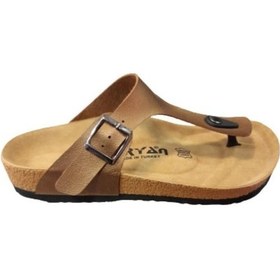 Resim Aryan 20-166 Bakır Kadın Parmak Arası Yazlık Günlük Terlik 