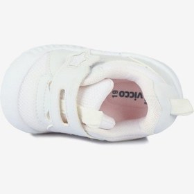 Resim Vicco Monny Ortopedik Unisex Bebek Beyaz İlk Adım Sneaker Beyaz 