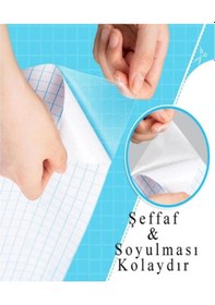 Resim Dijifix Yapışkanlı Asetat 80micron 2mx45cm Şeffaf 1 Adet Şeffaf 