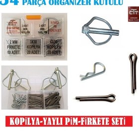 Resim Kopilya-Yaylı Pim-Firkete Seti 54 Parça 
