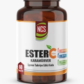 Resim Ncs Ester C Vitamini 1000 Mg Kara Mürver 60 Tablet 
