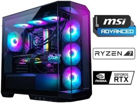 Resim Pano X10 Ryzen 7 5700X 32GB Ram 1TB M.2 NVMe SSD 8GB RTX5060 Sıvı Soğutmalı Msi Oyuncu OEM Paket 