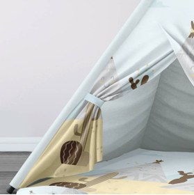 Resim instababyrooms Çocuk Oyun Çadırı Kızılderili ve Kaktüsler Dijital Baskılı 