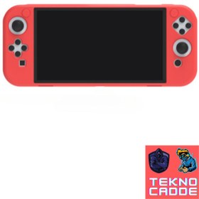 Resim beboncool TNS-1135 Nintendo Uyumlu OLED EL Destekli GRİP Tasarım Koruyucu Silikon Kılıf 