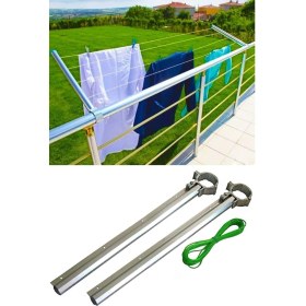 Resim Kılıçoğlu Balkon Demiri Çamaşır Askısı Balkon Çamaşır Askılığı Kurutmalık Kurutmalık 