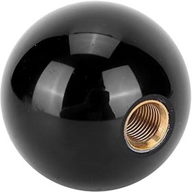 Resim aqxreight Siyah Akrilik Için Evrensel Yuvarlak Top Araba Otomobil Vites Topuzu Kolu Kolu Değiştirme 