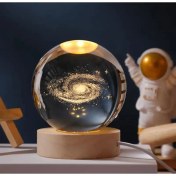 Resim Samanyolu Renk Değiştiren Işıklı Cam Küre 6cm 