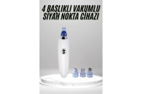 Resim 4 başlıklı pilli vakumlu siyah nokta temizleyici akne ve 