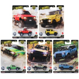 Resim HOT WHEELS Premium Car Culture HW Off Road Seri 5 Adet 2025 
