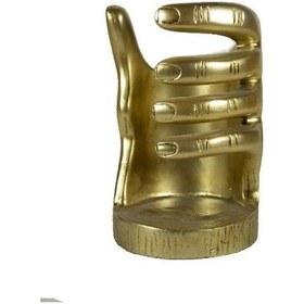 Resim C 0031 El Dekoratif Şişelik - Altın 