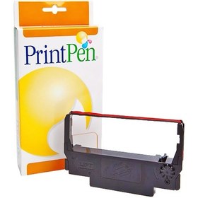 Resim Prıntpen Epson Erc 30 34 38 Kırmızı Siyah Uyumlu Şerit 