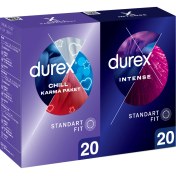 Resim Durex Chill Karma Paket Prezervatif 20’li + Durex Intense Prezervatif, 20' Li 