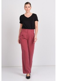 Resim Only Kadın Onlnıca Rahat Kalıp Bol Paça Cepli Pantolon 15348747 Gül Kurusu Gül Kurusu 