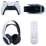 Resim PS5 Dualsense Controller Kablosuz Kumanda Beyaz + Kamera + Pulse 3D Kulaklık+ Ps5 Kumanda 