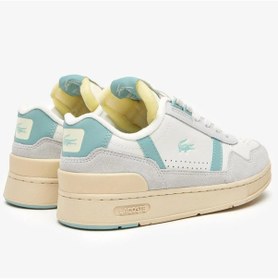 Resim Lacoste T-clip Womens Sneaker Kadın Günlük Spor Ayakkabı Krem Krem 