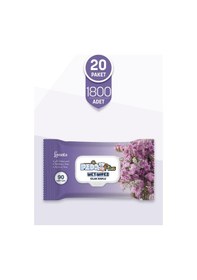 Resim Pedo Lavanta Kokulu Islak Mendil 90'lı 20 Paket 