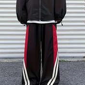 Resim Erkekler için Elastik Beli ile Rahat Koşu Pantolonları - Gezi ve Fitness için Bol Kesim, Geniş Bacaklı Pantolonlar, Şehir Modası, Bahar/Sonbahar, Düz Renk, Polyester, Rahat Giyim Pantolonları|Rahat Tarz Pantolonlar|Geniş Bacaklı Pantolonlar 