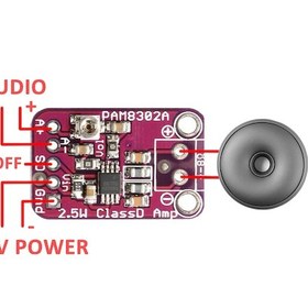 Resim Pam8302 5 V 2.5 W Class D Mono Amfi Mini Dijital Amfilikatör Müzik Ses Yükseltici Kuvvetlendirici Audio Amplifier 4-8ohm Hoparlör 