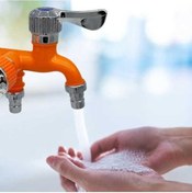 Resim Pazly 90 Derece Çift Vanalı Pirinç Bahçe Ve Ev Musluğu - Dış Kontrollü, Dayanıklı 