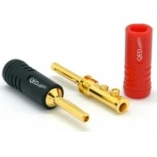 Resim Qed Qe-1870 Screwloc Abs 4Mm Banana 1 Kırmızı + 1 Siyah 