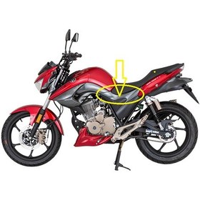 Resim Mondial 125 Drift L Sele Altı Yan Karenaj Sol Dekor Kapağı Gri 