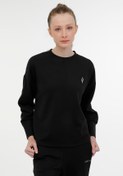 Resim W Soft Touch Eco Crew Nec Siyah Kadın Sweatshirt Skechers