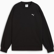 Resim WARDROBE ESSENTIALS Kadın Geniş Kesim Bisiklet Yaka SWEATSHIRT 